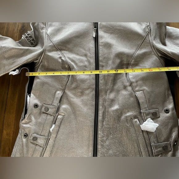 Harley-Davidson Women's Paradigm Triple Vent System Leather Riding Jacket silver - Picture 7 of 14